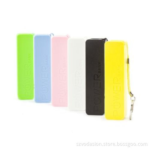 Promotional gift lipstick design mobile power bank with 2600mAh battery capacity